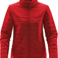 Women's Nautilus Quilted Jacket - Bright Red