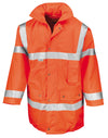 Motorway Coat - Hi Vis Orange