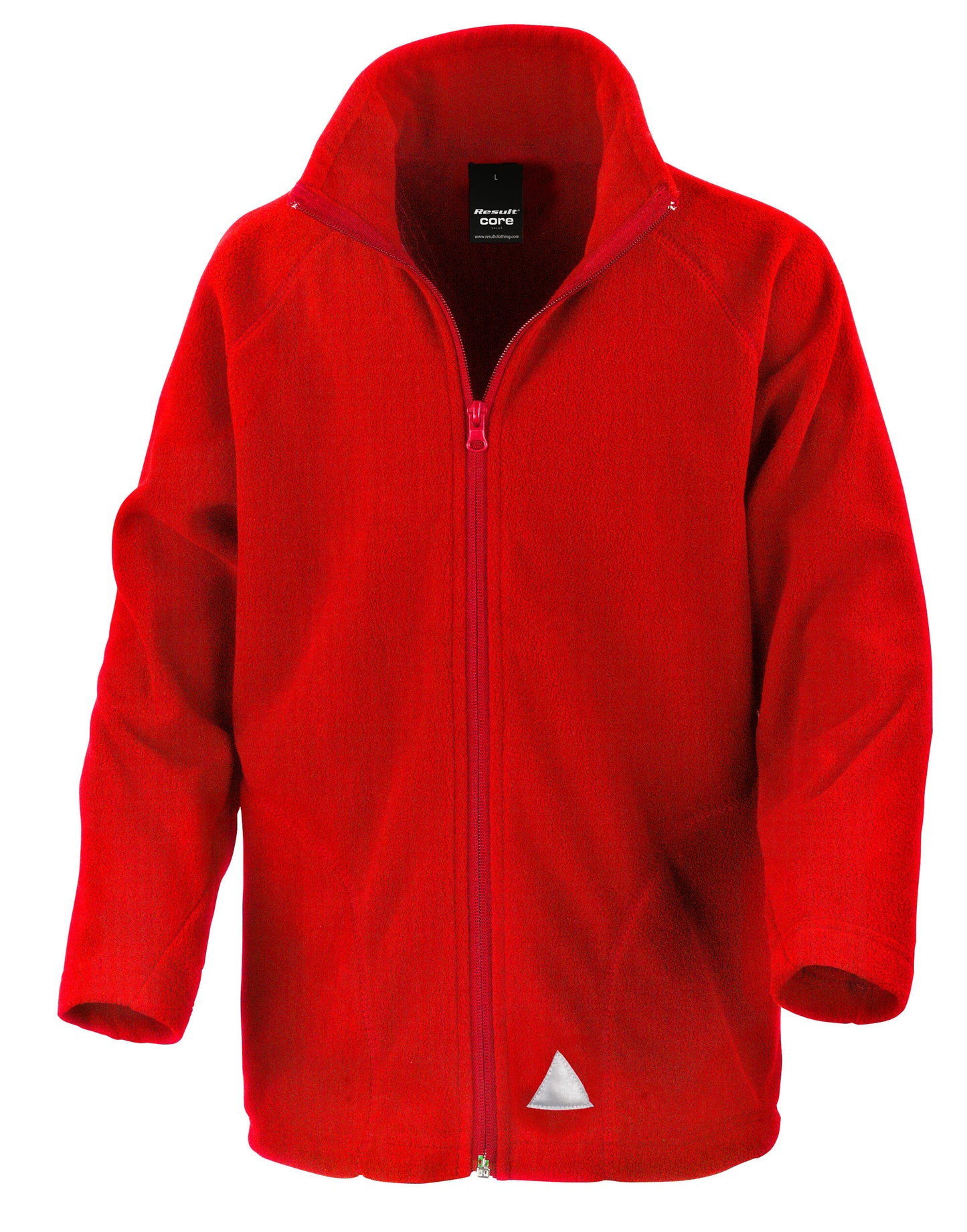 Junior Microfleece Jacket - Red