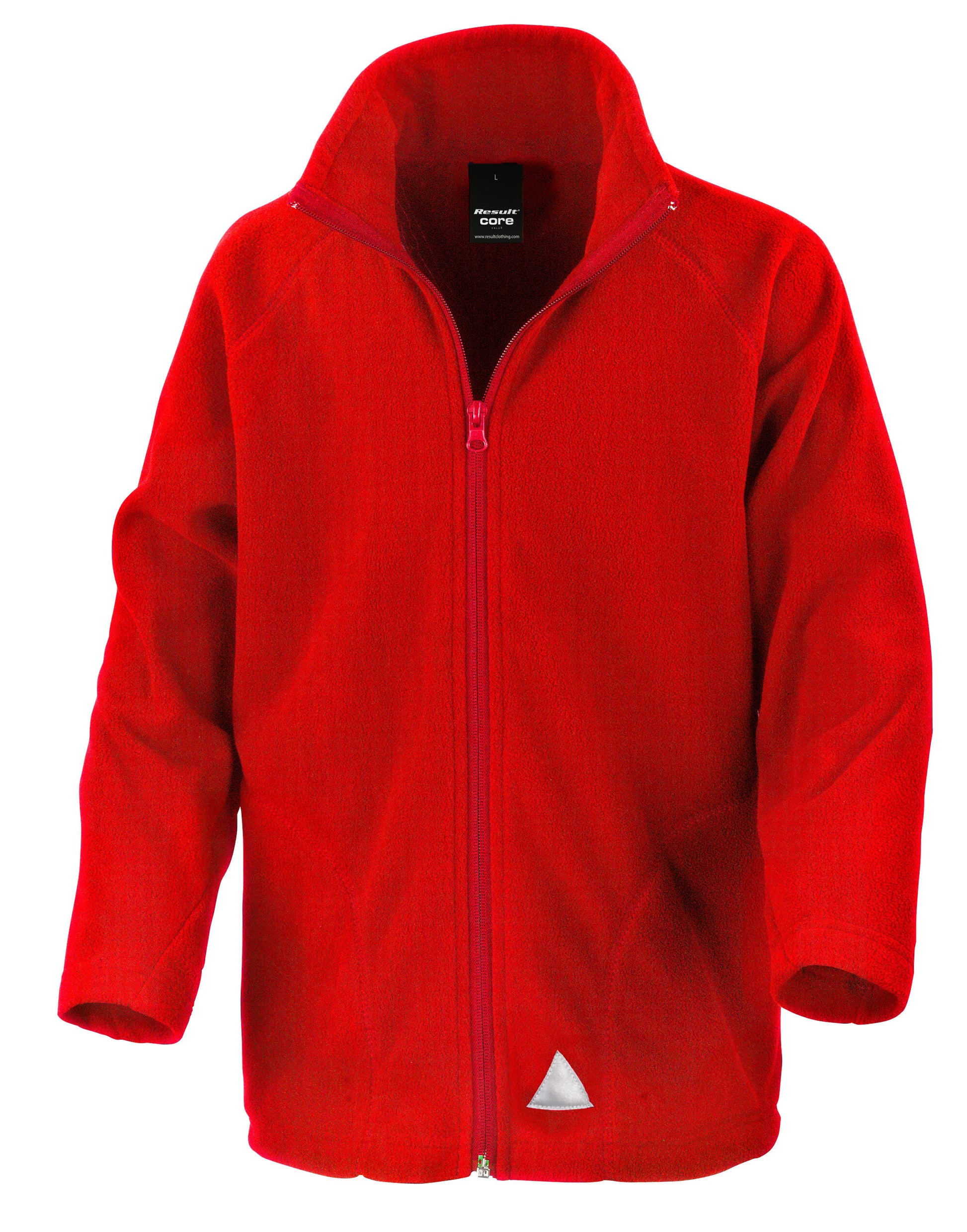 Junior Microfleece Jacket - Red