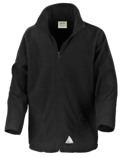 Junior Microfleece Jacket - Black