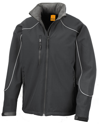 Hooded Softshell Jacket - Black