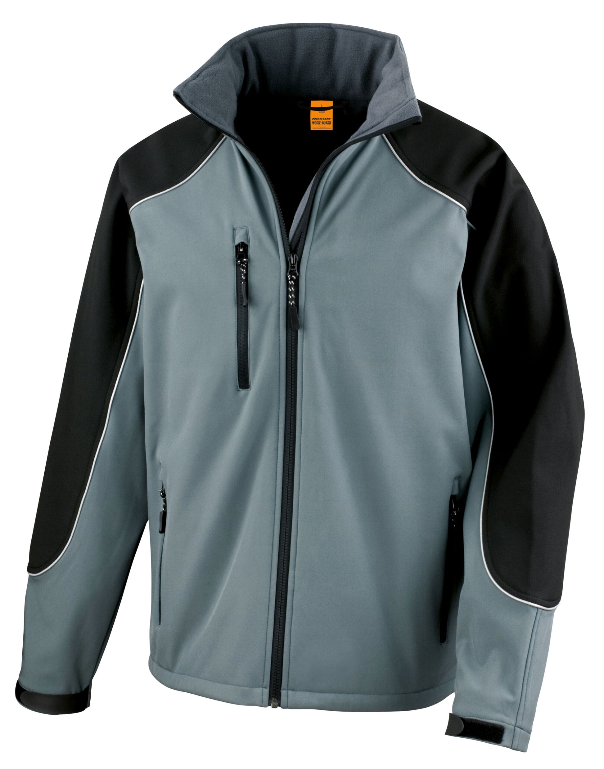 Hooded Softshell Jacket - Grey/Black