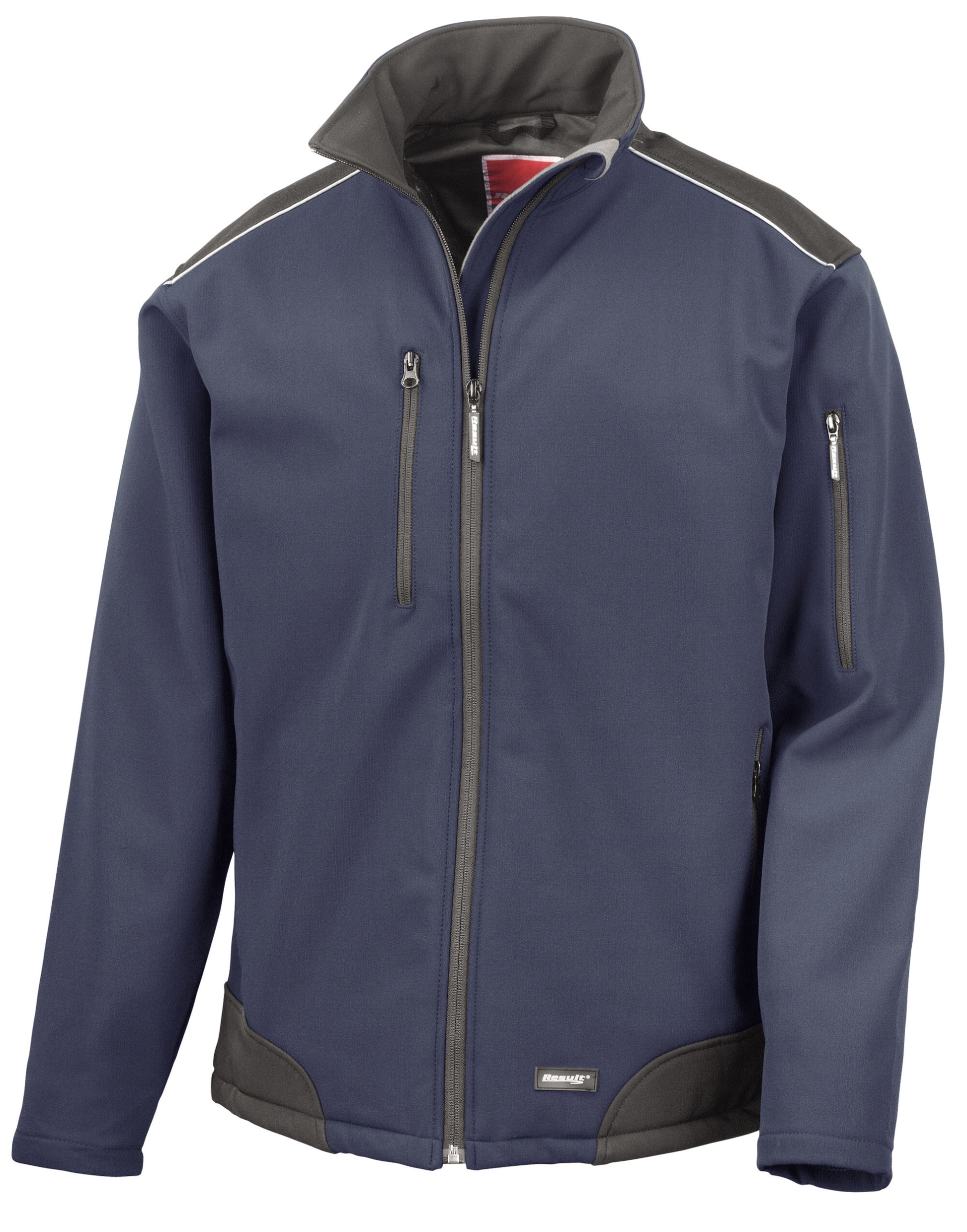 Ripstop Softshell Workwear Jacket with CORDURA® - Navy/Black