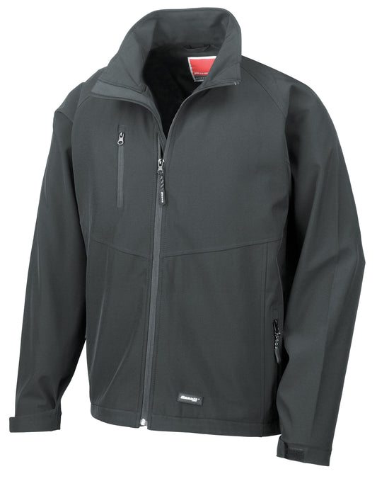 Men's Base Layer Softshell Jacket - Black
