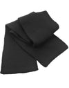 Classic Heavy Knit Scarf - Black