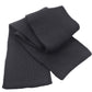 Classic Heavy Knit Scarf - Charcoal