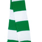 Team Scarf - White/Kelly Green
