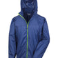 HDi Quest Lightweight Stowable Jacket - Navy/Lime
