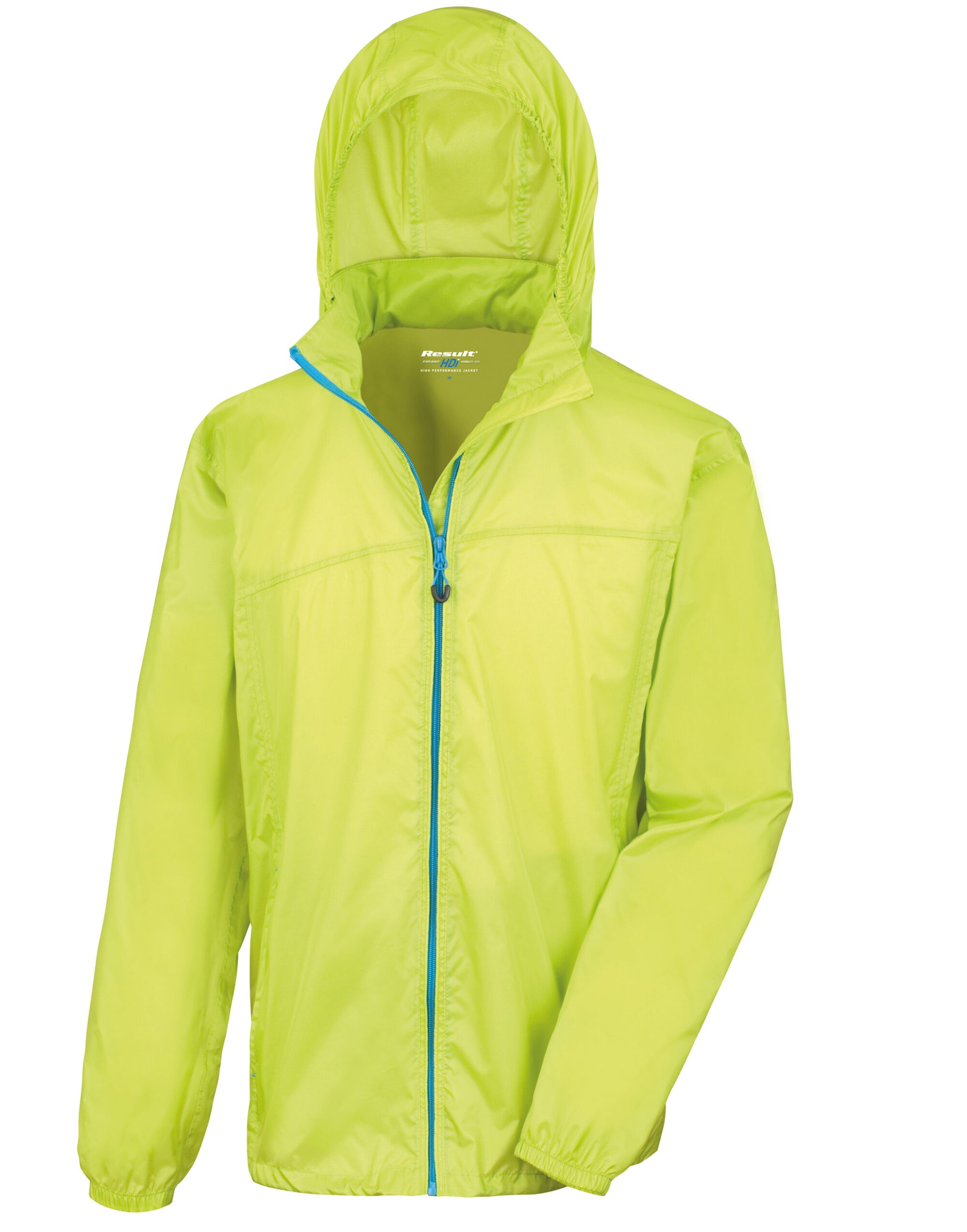 HDi Quest Lightweight Stowable Jacket - Lime/Royal
