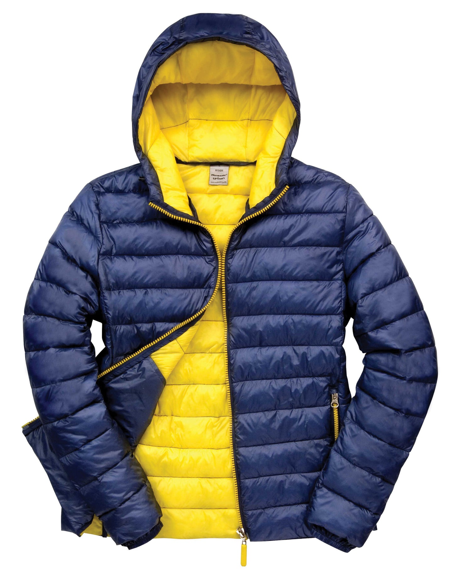 Men's Snow Bird Padded Jacket - Navy/Yellow