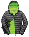 Men's Snow Bird Padded Jacket - Black/Lime Green