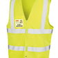 Zip ID Safety Tabard - Hi-Vis Yellow