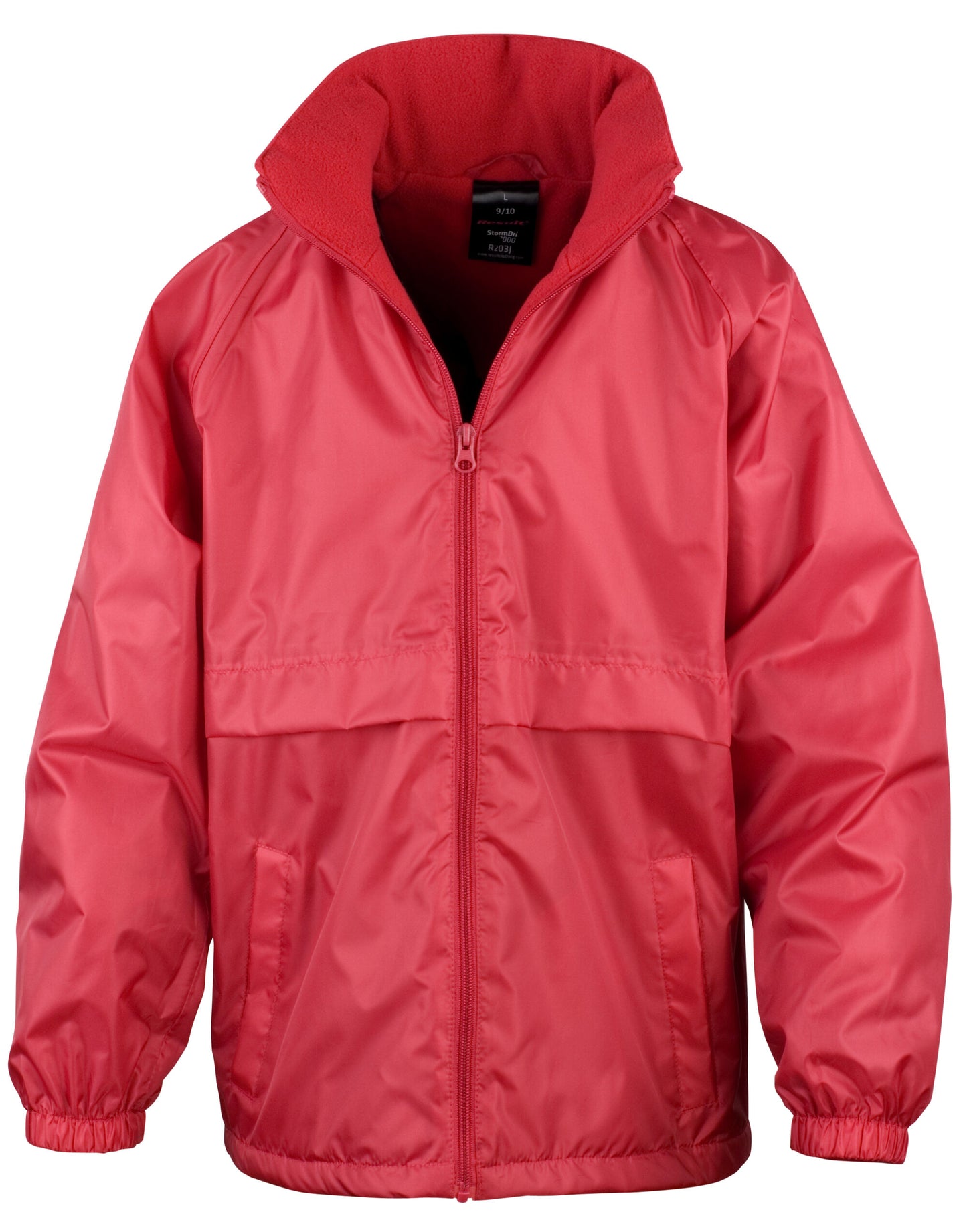 Junior & Youth Microfleece Lined Jacket - Red