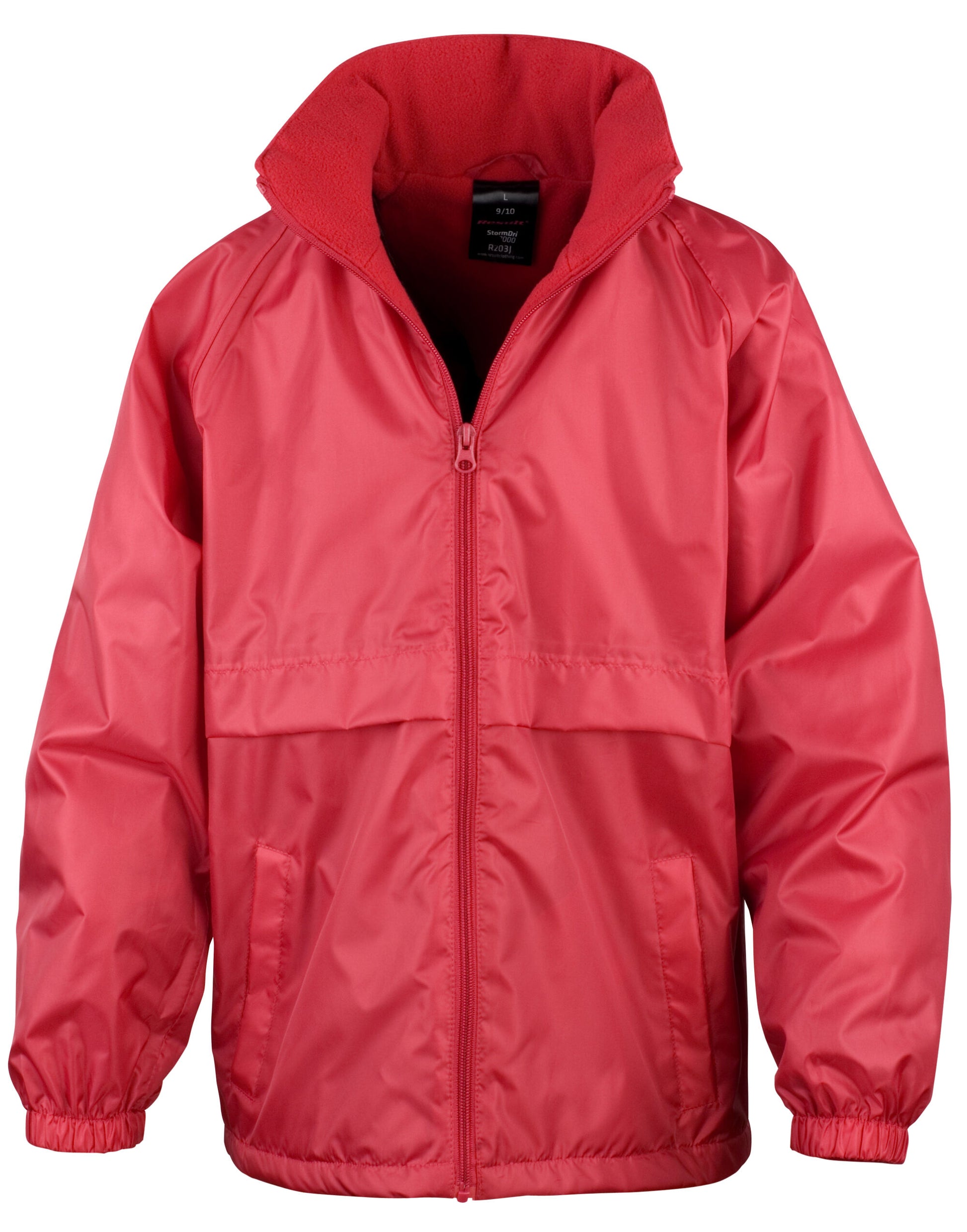 Junior & Youth Microfleece Lined Jacket - Red