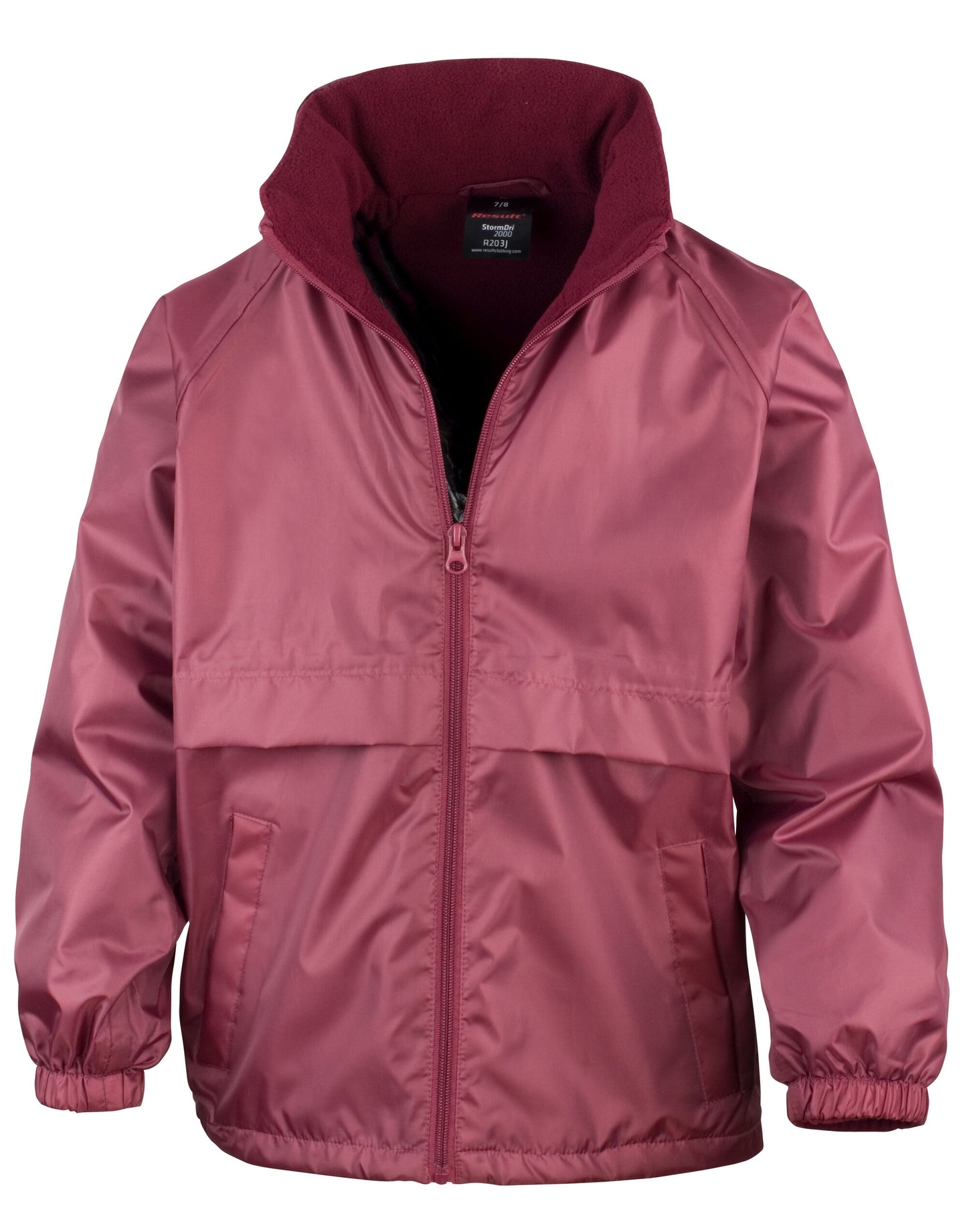 Junior & Youth Microfleece Lined Jacket - Burgundy