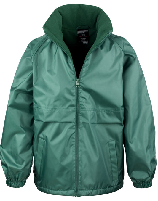 Junior & Youth Microfleece Lined Jacket - Bottle Green