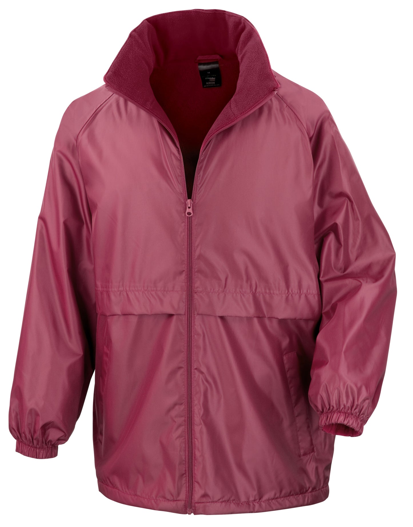 Microfleece Lined Jacket - Burgundy