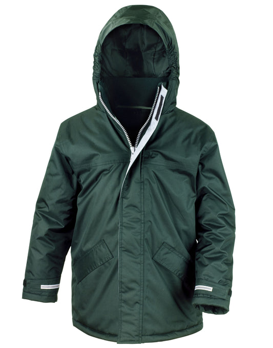 Children's Winter Parka - Bottle Green