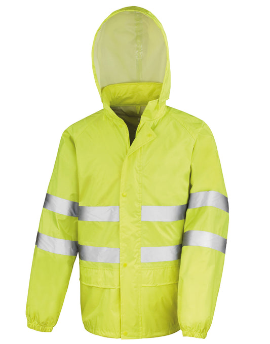 Hi-Vis Waterproof Suit - Fluro Yellow