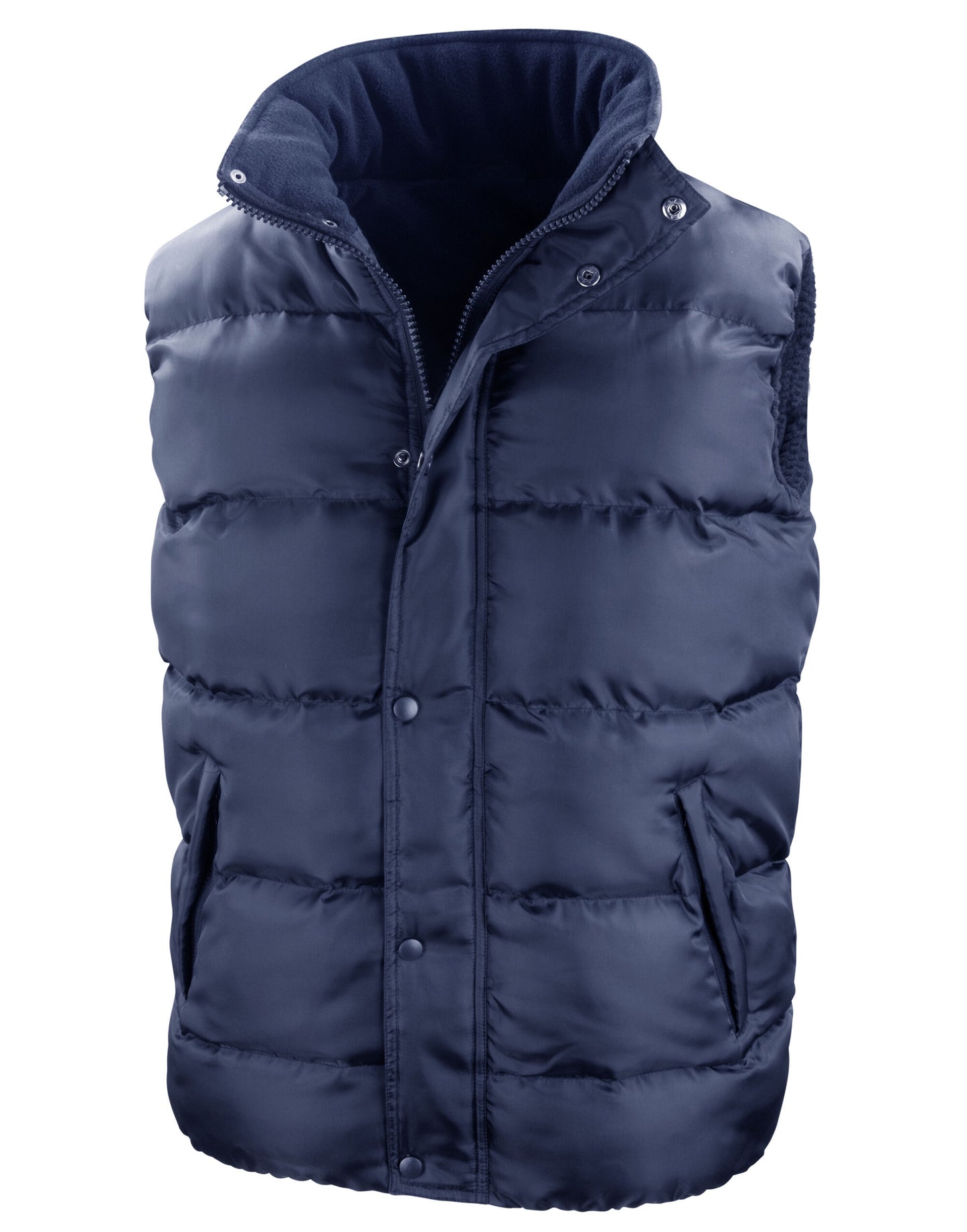 Nova Lux Padded Hooded Gilet - Navy