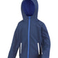 Junior TX Performance Hooded Softshell - Navy/Royal