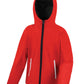 Junior TX Performance Hooded Softshell - Red/Black