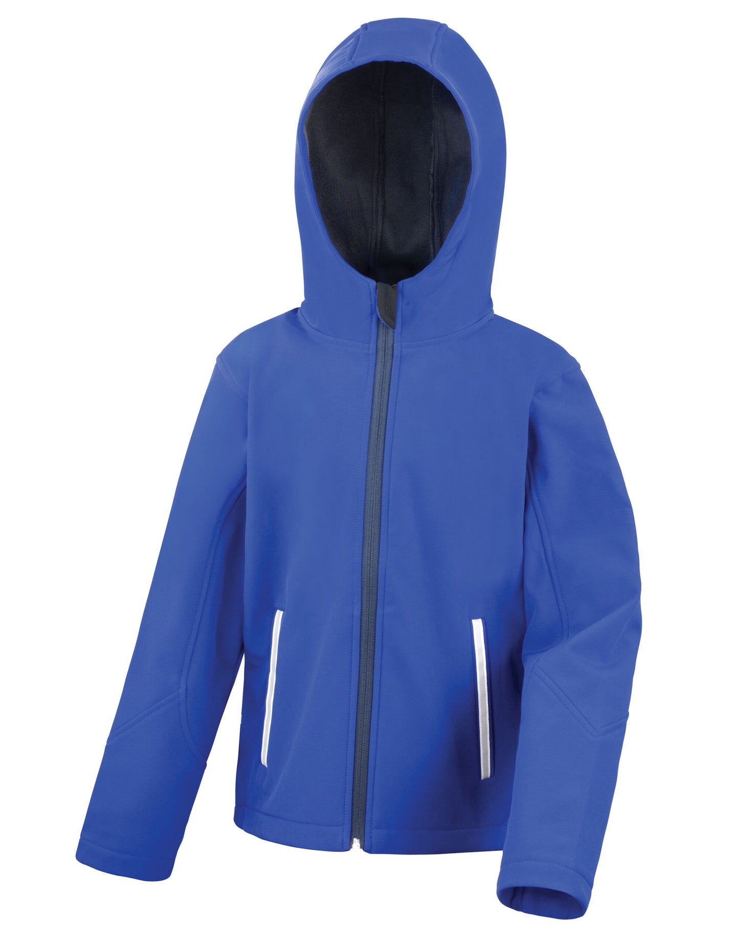 Junior TX Performance Hooded Softshell - Royal/Navy