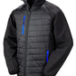 Compass Padded Softshell Jacket - Black/Royal