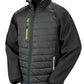 Compass Padded Softshell Jacket - Black/Lime Green