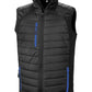 Compass Padded Softshell Gilet - Black/Royal