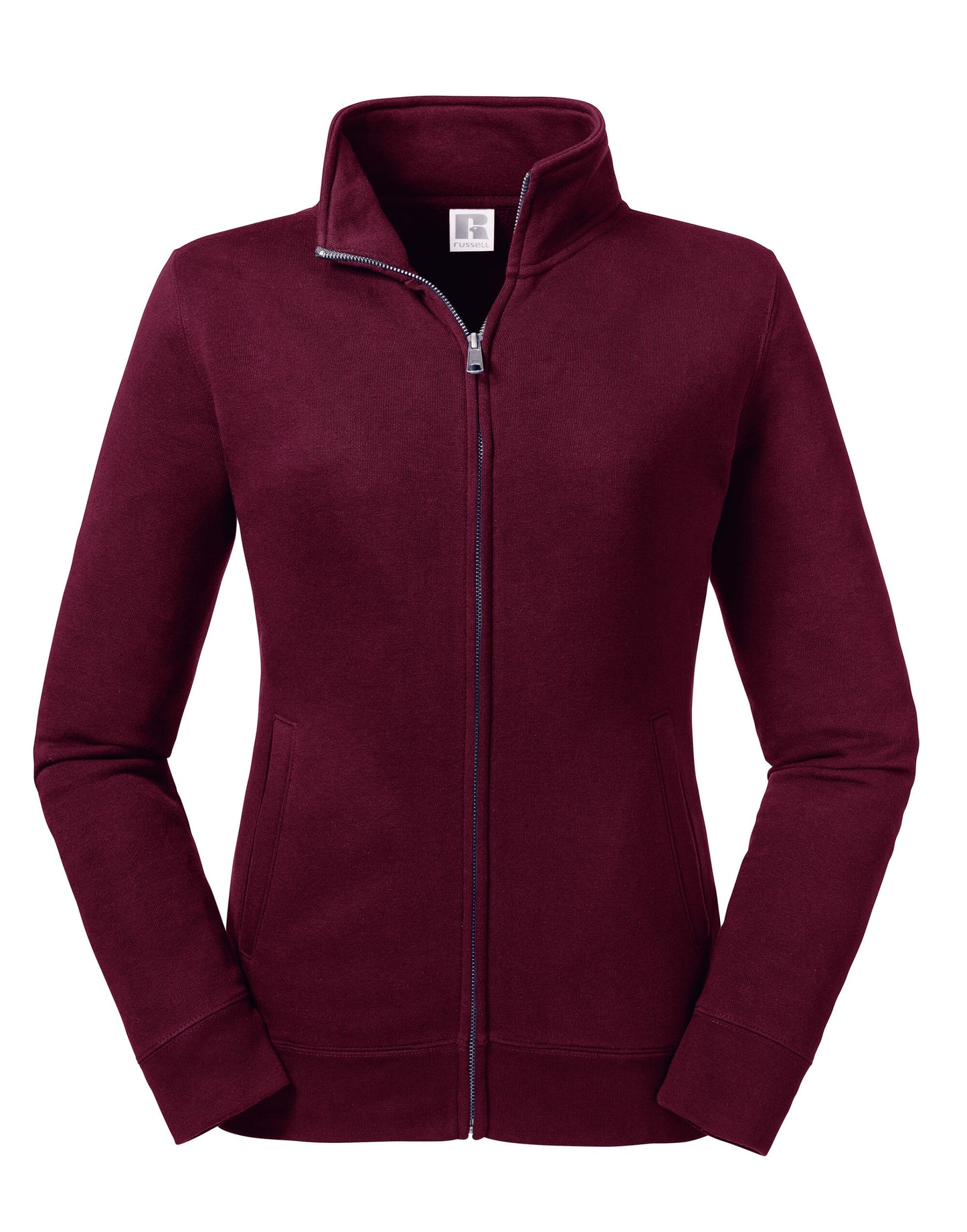 Ladies' Authentic Sweat Jacket - Burgundy