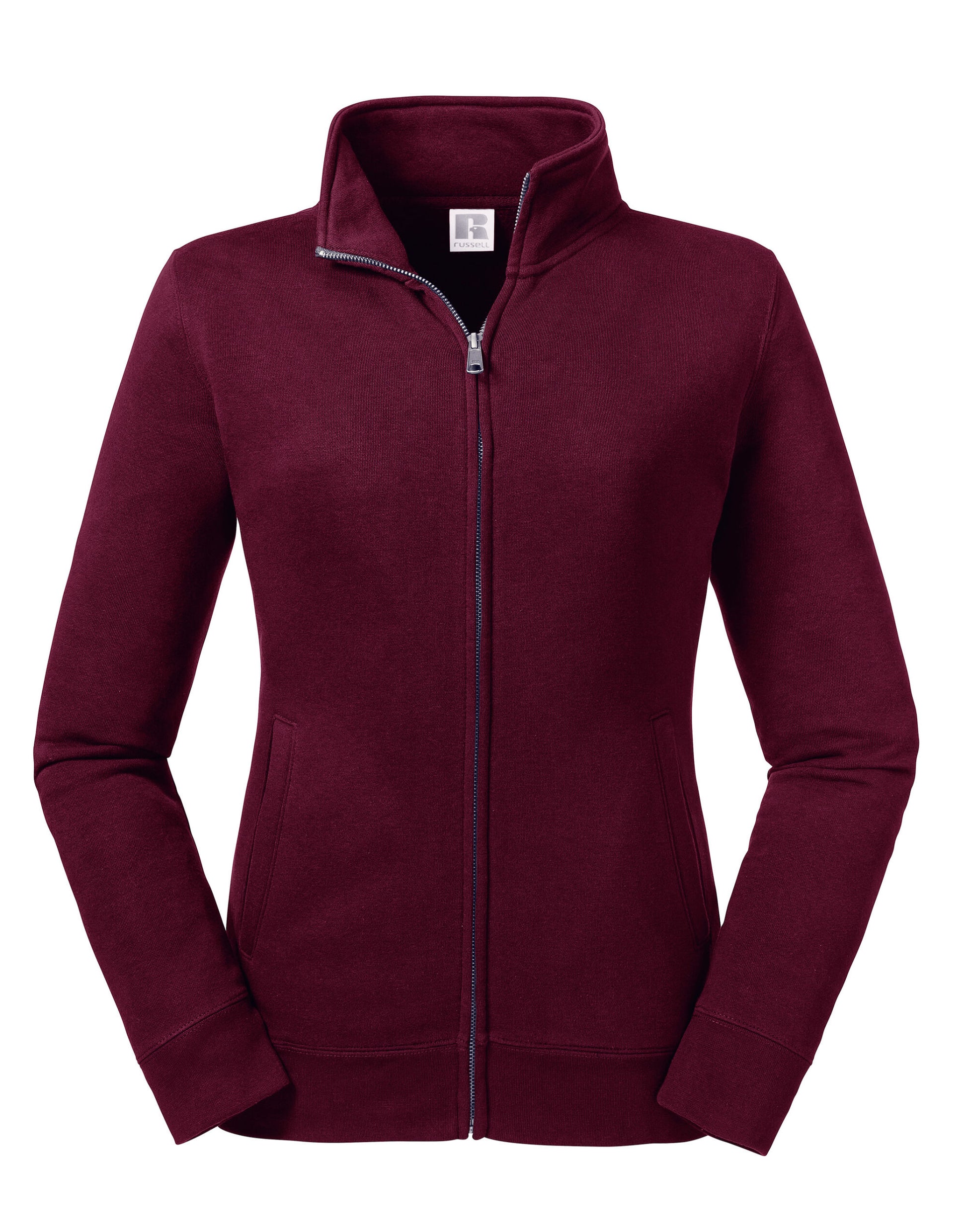 Ladies' Authentic Sweat Jacket - Burgundy