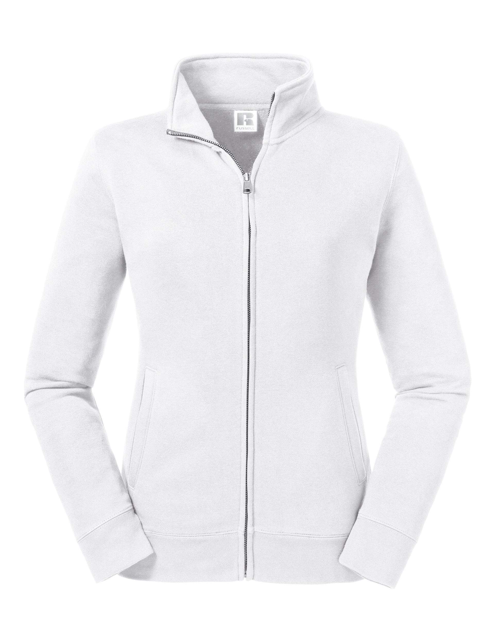 Ladies' Authentic Sweat Jacket - White