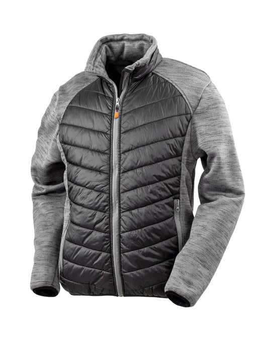 Elevator Jacket - Black/Grey Marl