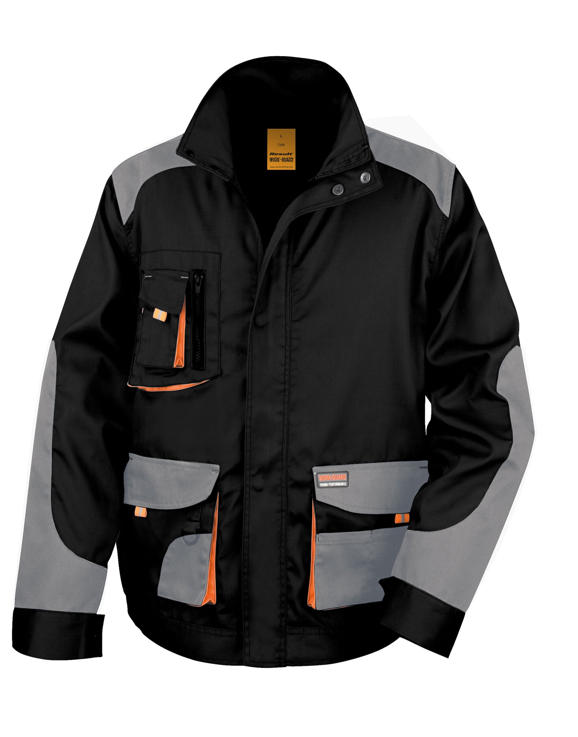 Lite Jacket - Black/Grey/Orange