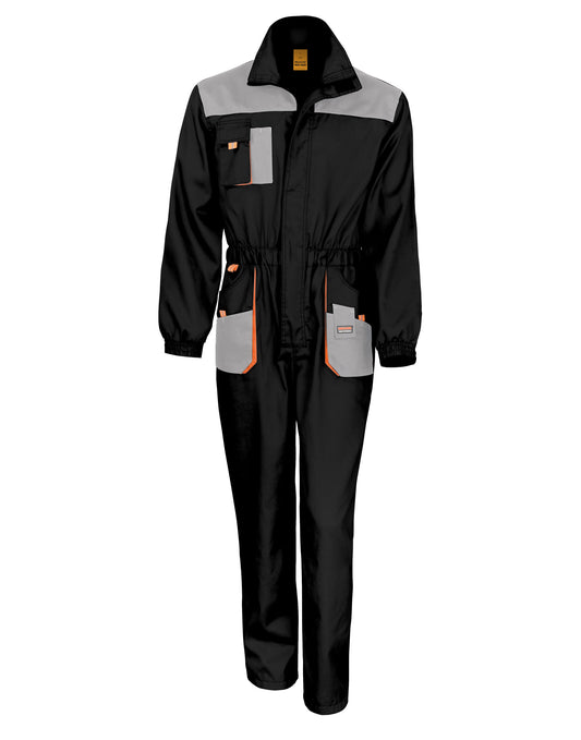 Lite Coverall - Black/Grey/Orange