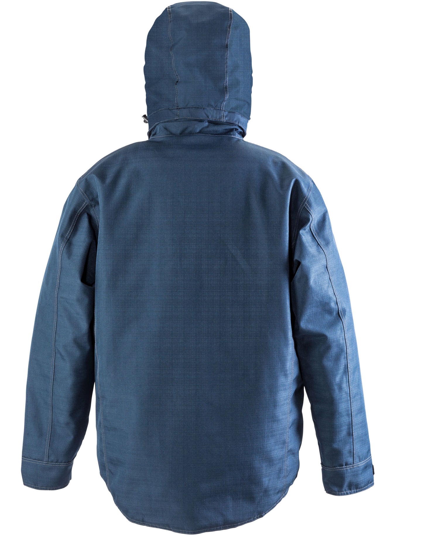 Denim Texture Rugged Jacket - Navy