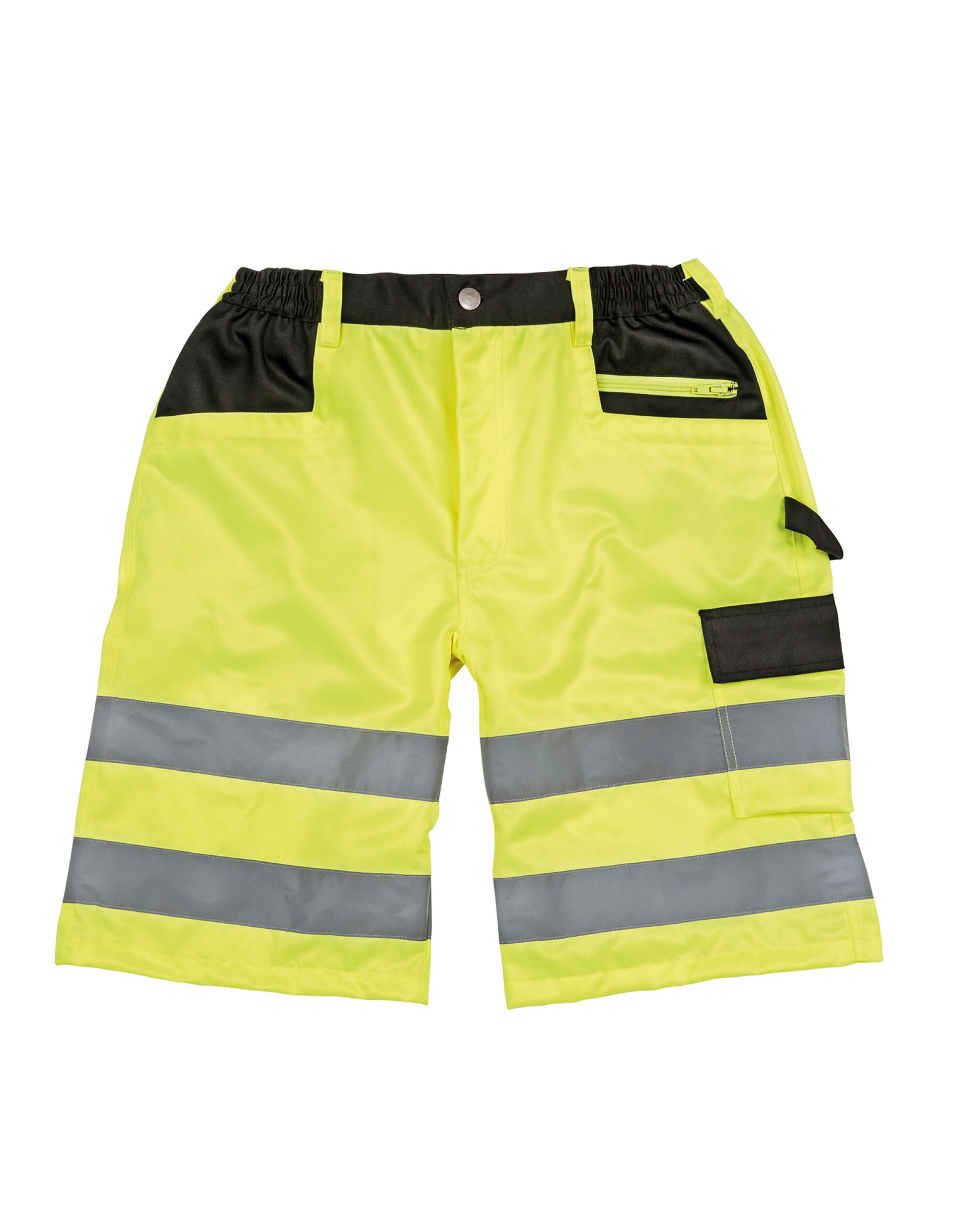 Safety Cargo Shorts - Fluro Yellow