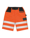 Safety Cargo Shorts - Fluorescent Orange