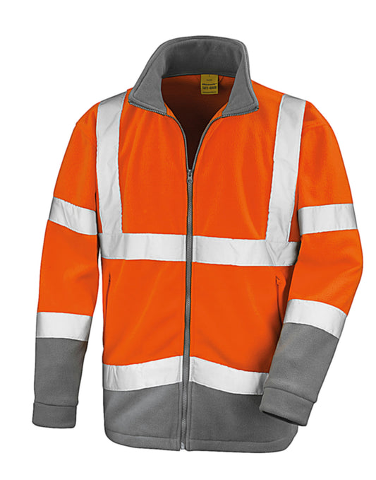 Safety Microfleece - Fluorescent Orange