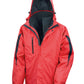 Men's 3-in-1 Journey Jacket with softshell inner - Red/Black