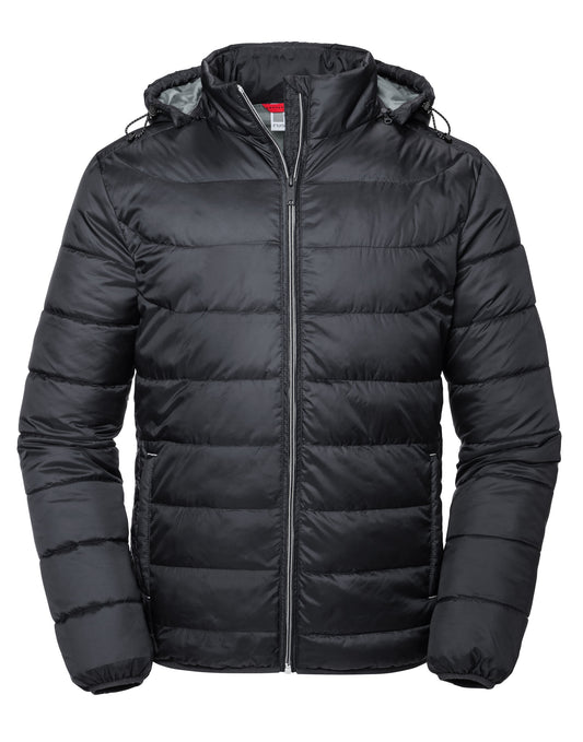 Men's Hooded Nano Jacket - Black