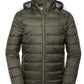 Men's Hooded Nano Jacket - Dark Olive