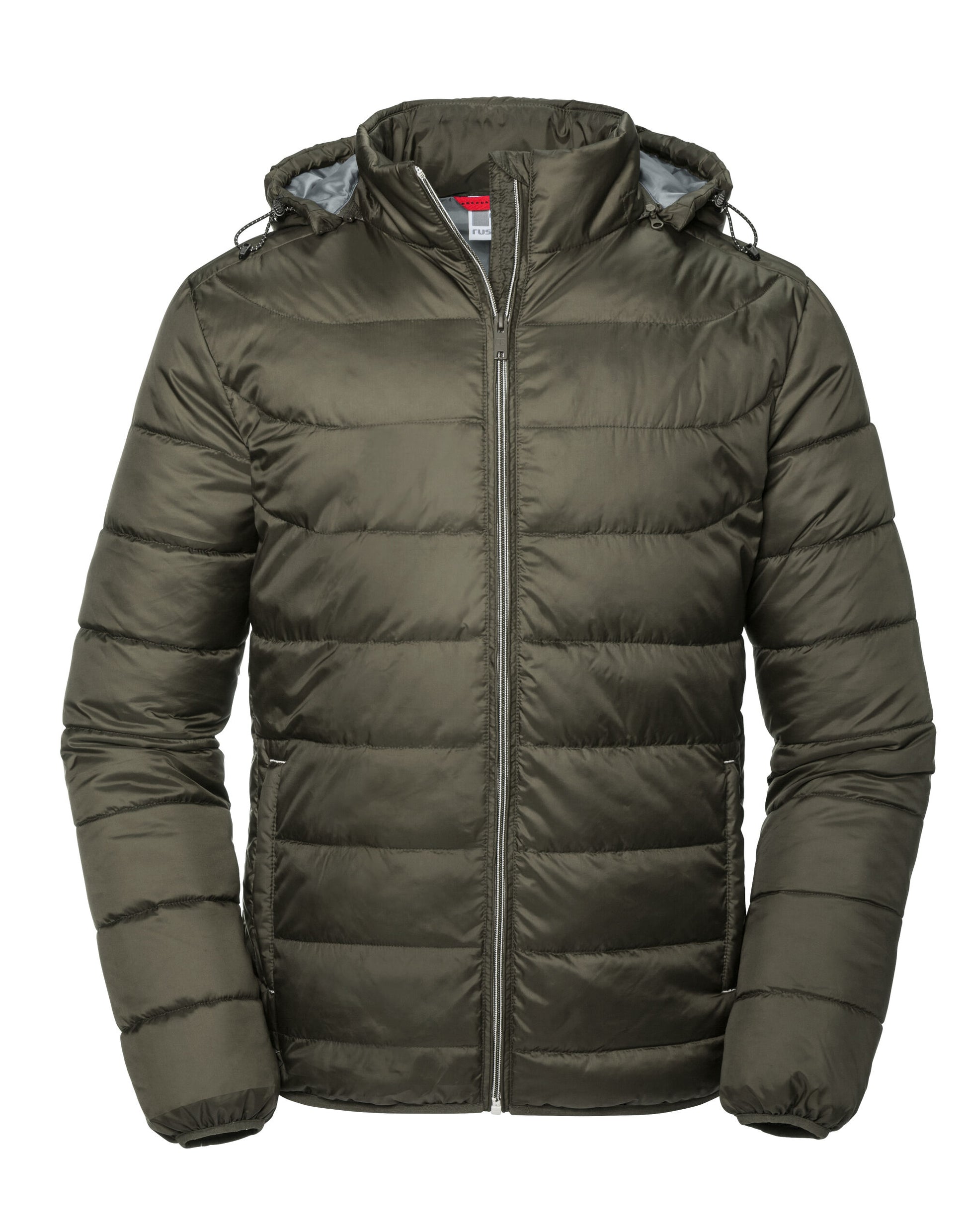 Men's Hooded Nano Jacket - Dark Olive