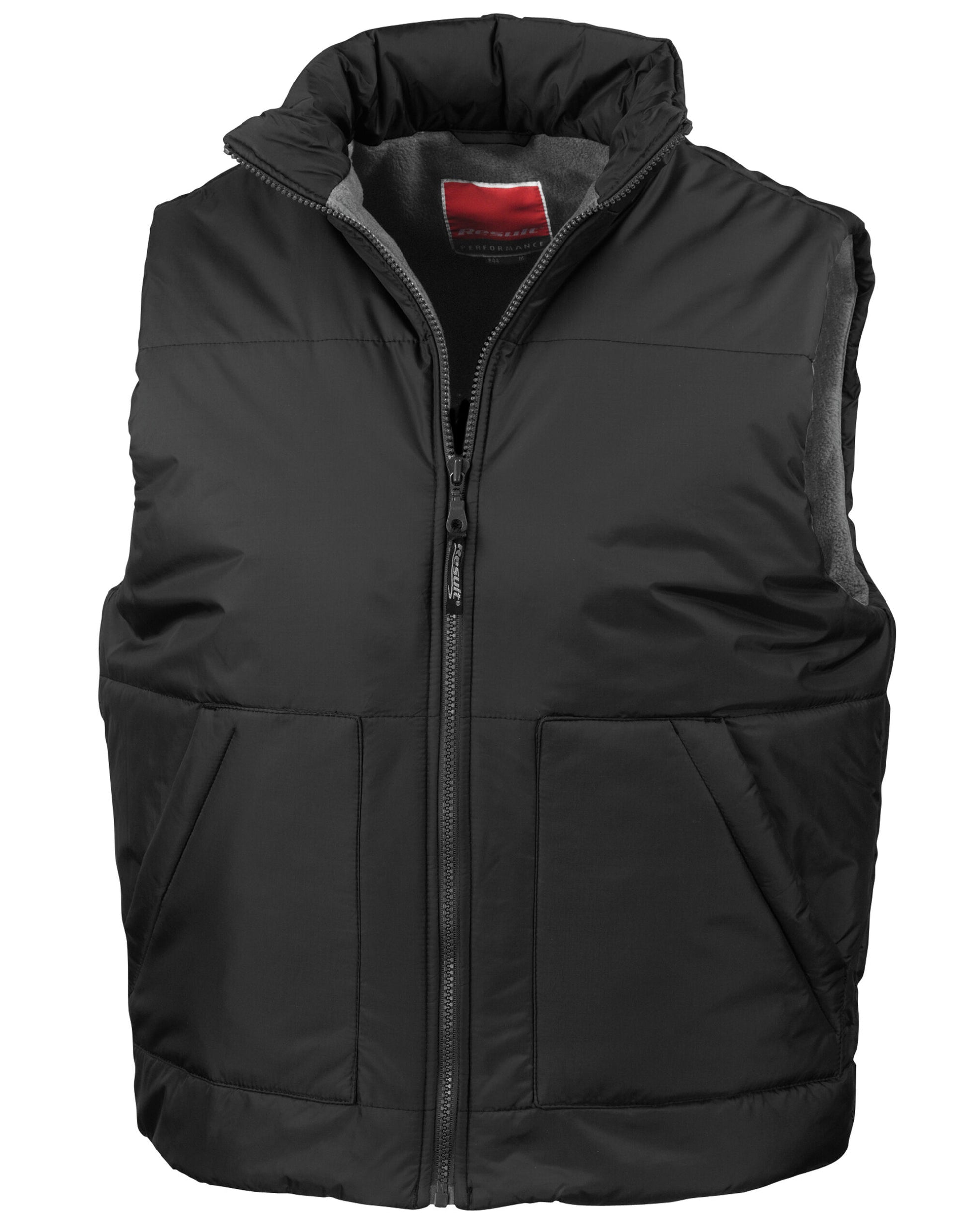 Fleece Lined Bodywarmer - Black