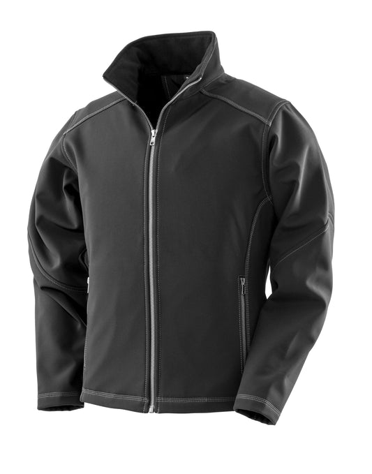 Women's Treble Stitch Softshell - Black