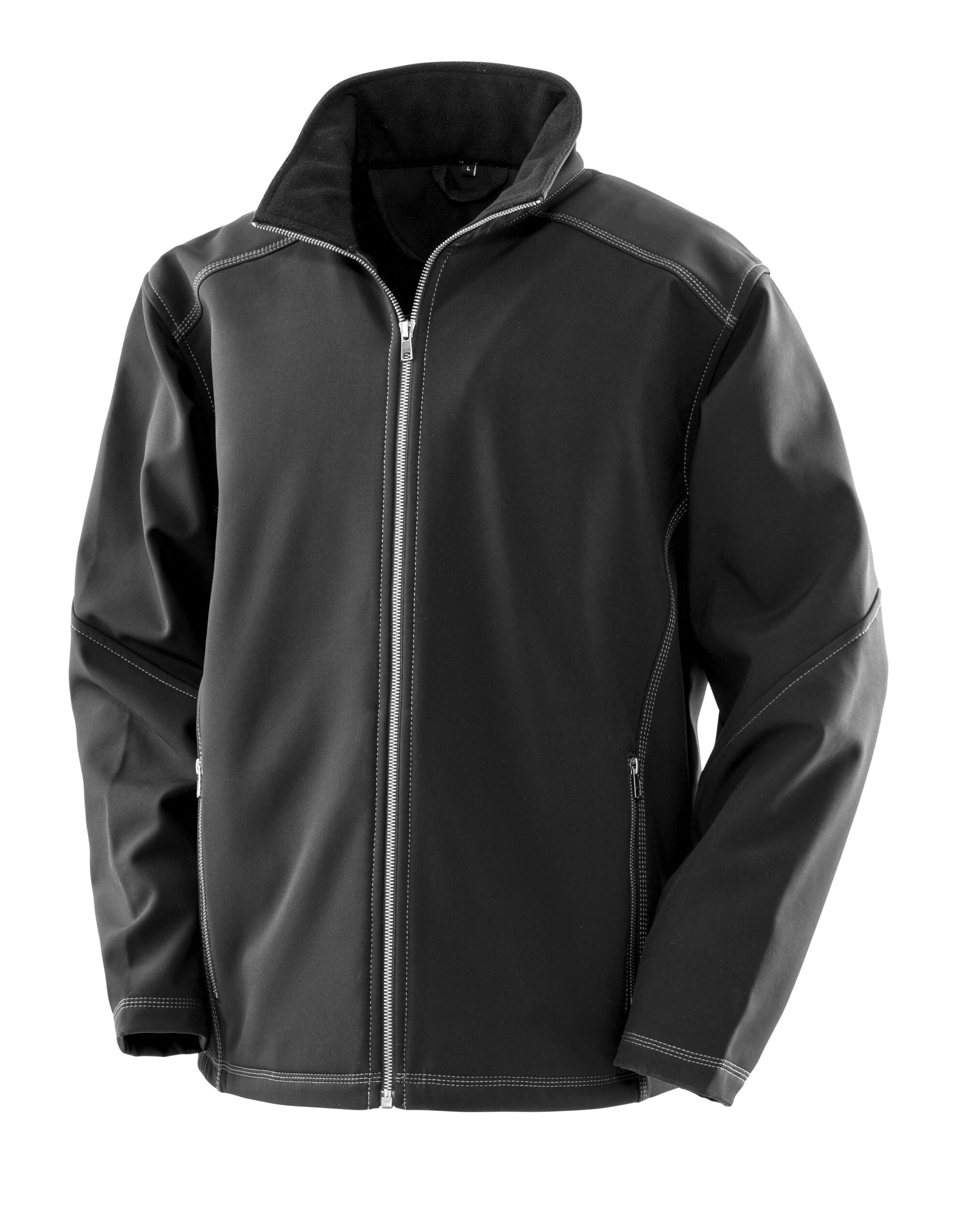 Men's Treble Stitch Softshell - Black