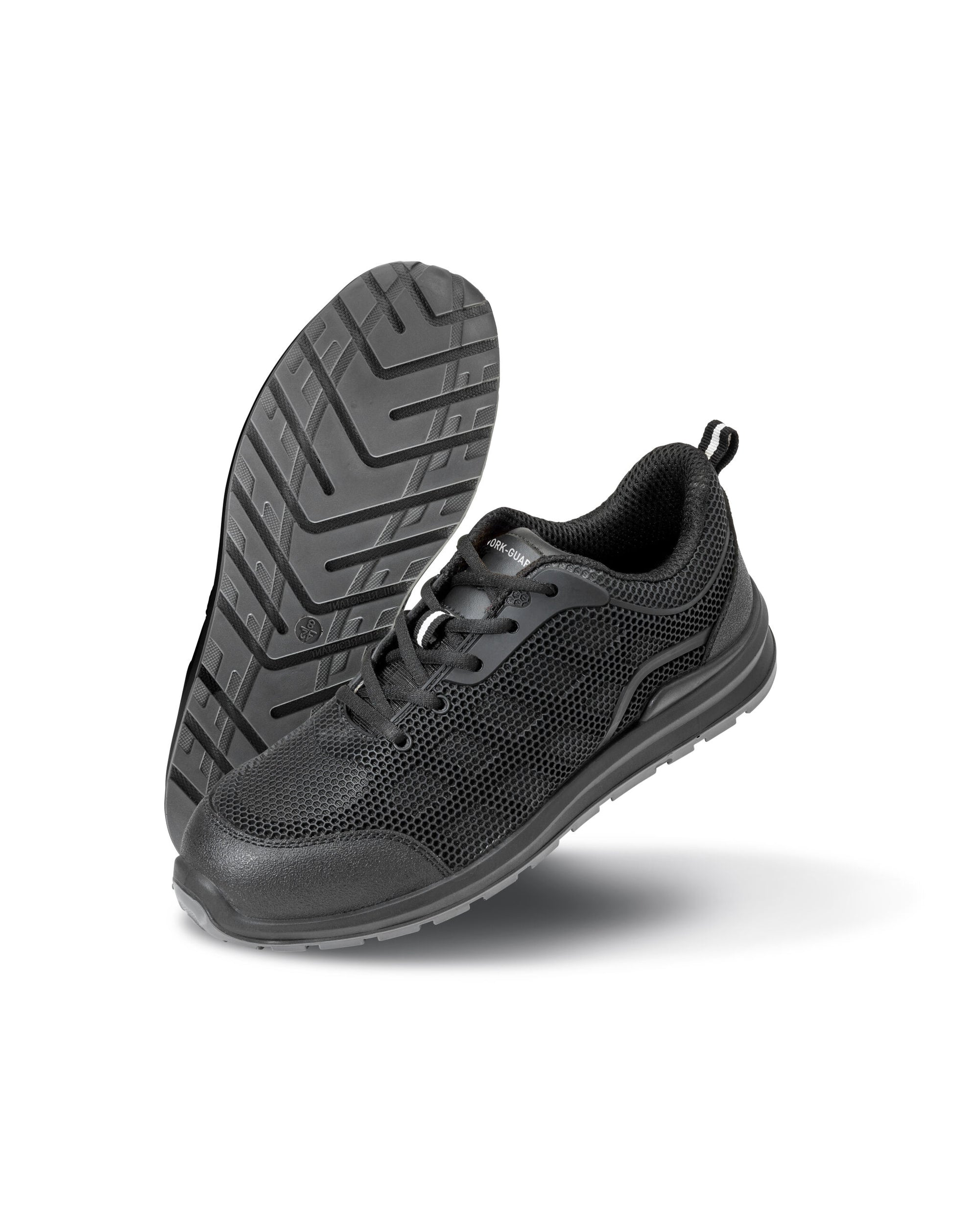 Unisex All Black Safety Trainer - Black