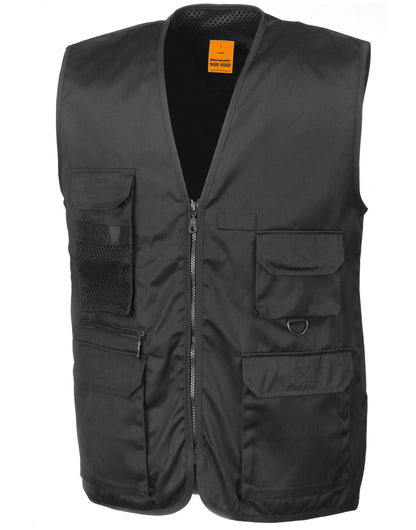 Safari Waistcoat - Black
